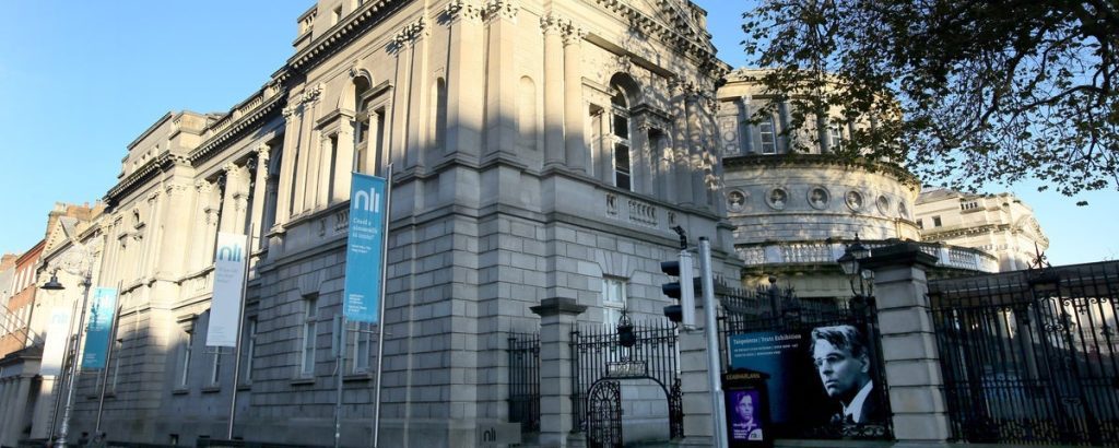 "The National Library of Ireland in Dublin, where the lost Bram Stoker story Gibbet Hill was rediscovered."